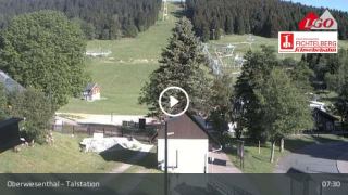 Blick zum Fichtelberg